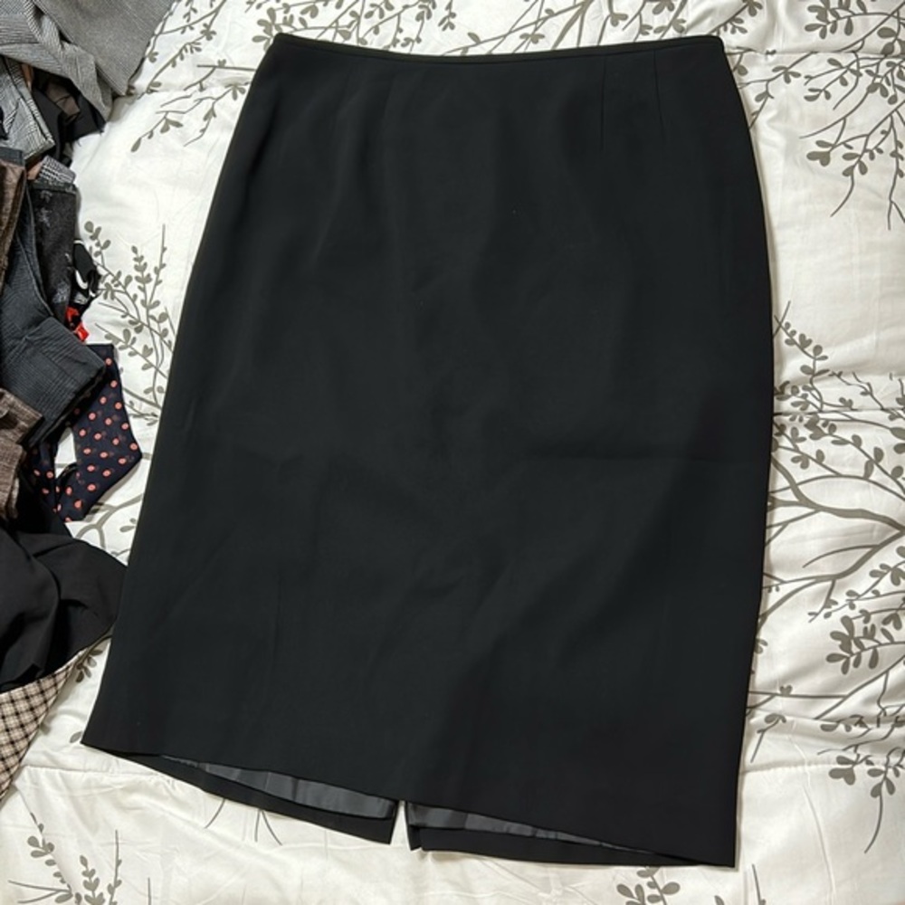Casper black classic career suit skirt